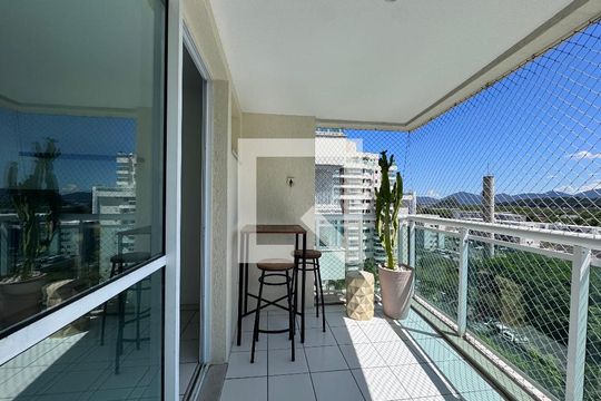 Varanda de apartamento à venda com 2 quartos, 68m² em Recreio dos Bandeirantes, Rio de Janeiro