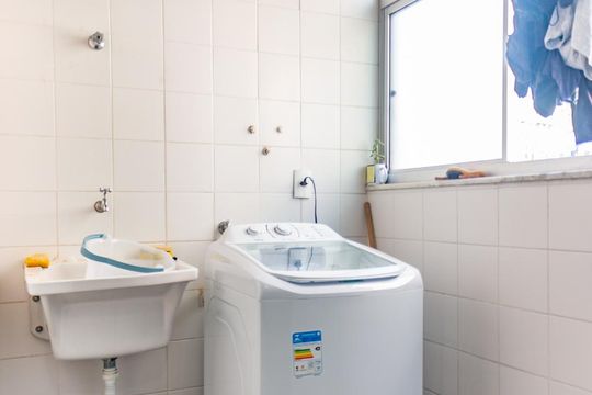 Área de serviço de apartamento à venda com 2 quartos, 78m² em Buritis, Belo Horizonte