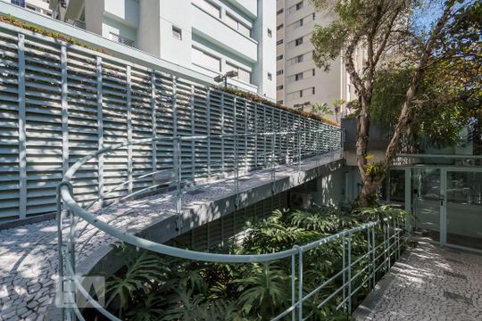 Área Comum - Acesso de apartamento para alugar com 2 quartos, 62m² em Brooklin Novo, São Paulo