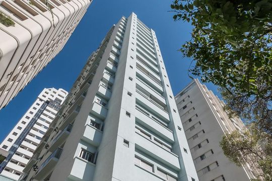 Fachada de apartamento para alugar com 2 quartos, 62m² em Brooklin Novo, São Paulo