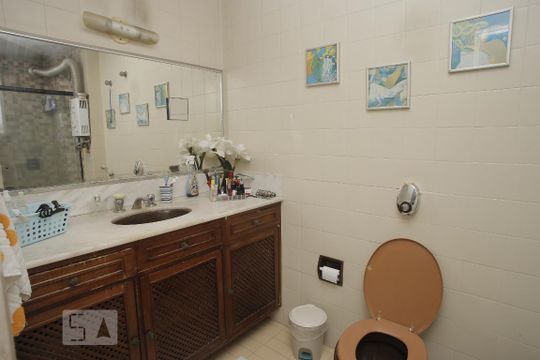 Banheiro da Suíte de apartamento à venda com 3 quartos, 140m² em Vila Isabel, Rio de Janeiro