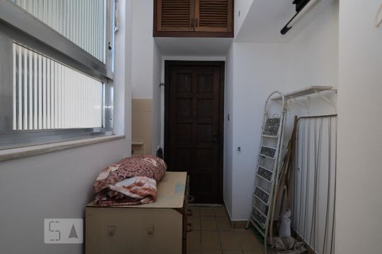 Área de Serviço de apartamento à venda com 3 quartos, 103m² em Rio Comprido, Rio de Janeiro