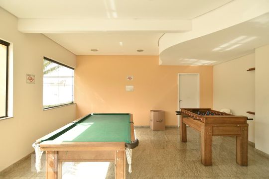 Área comum - sala de jogos de apartamento para alugar com 2 quartos, 60m² em Mooca, São Paulo
