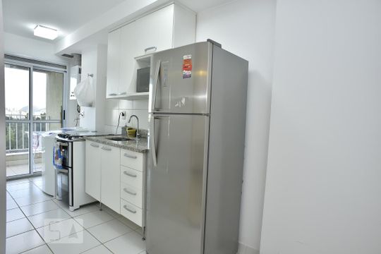 Cozinha de apartamento à venda com 2 quartos, 50m² em Jacarepaguá, Rio de Janeiro