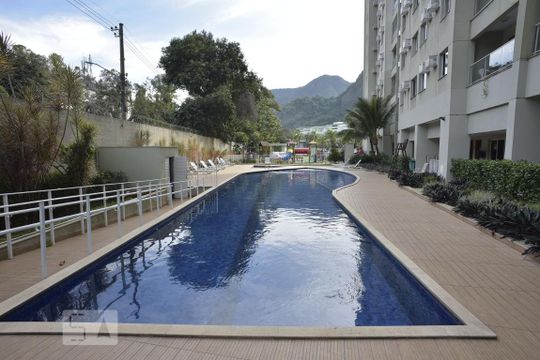 Área comum - Piscina de apartamento à venda com 2 quartos, 50m² em Jacarepaguá, Rio de Janeiro