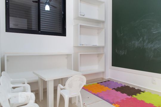 Área comum - Espaço kids de apartamento para alugar com 1 quarto, 35m² em Distrito de Bonfim Paulista, Ribeirão Preto