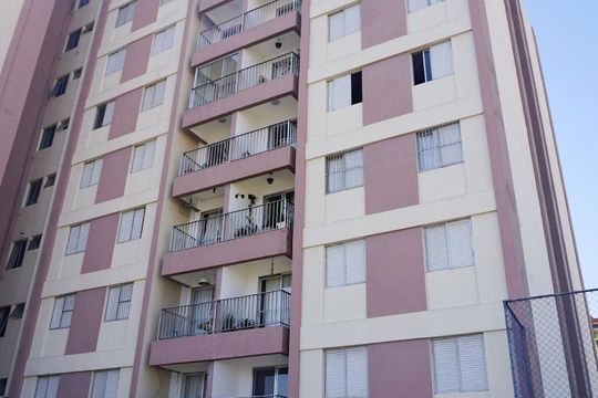 Fachada do Bloco de apartamento à venda com 2 quartos, 58m² em Vila Pierina, São Paulo