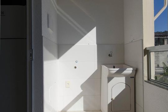 Varanda da Sala de apartamento para alugar com 2 quartos, 68m² em Ingleses do Rio Vermelho, Florianópolis