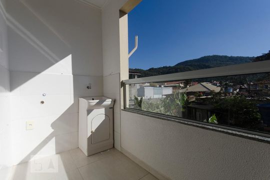Varanda da Sala de apartamento para alugar com 2 quartos, 68m² em Ingleses do Rio Vermelho, Florianópolis