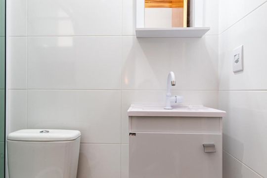 Banheiro de apartamento para alugar com 2 quartos, 60m² em Vila Santa Inês, São Paulo