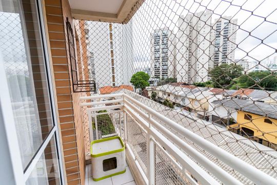 Varanda de apartamento à venda com 2 quartos, 60m² em Ipiranga, São Paulo