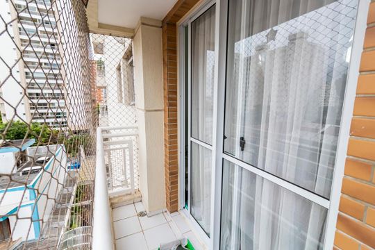 Varanda de apartamento à venda com 2 quartos, 60m² em Ipiranga, São Paulo
