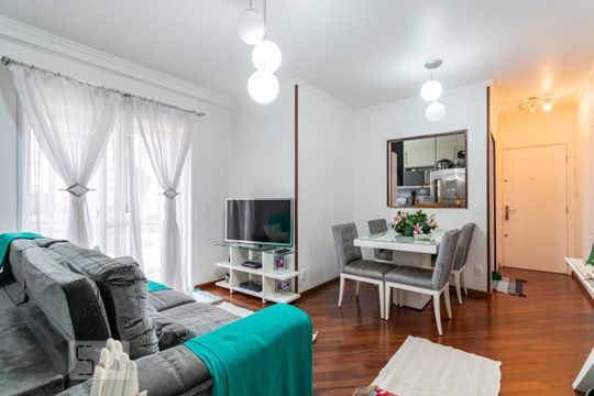 Sala de apartamento à venda com 2 quartos, 60m² em Ipiranga, São Paulo