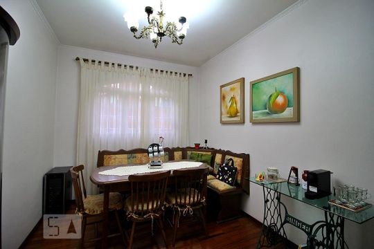 Sala de Jantar de casa à venda com 3 quartos, 202m² em Utinga, Santo André