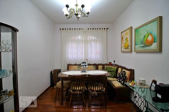 Sala de Jantar de casa à venda com 3 quartos, 202m² em Utinga, Santo André