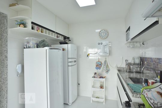 Cozinha - Armários de casa de condomínio à venda com 3 quartos, 130m² em Anil, Rio de Janeiro