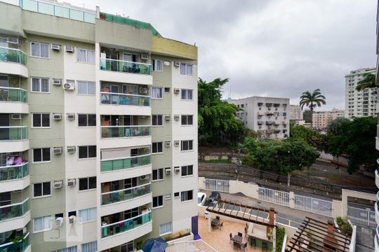 Varanda - Vista de apartamento para alugar com 2 quartos, 60m² em Pechincha, Rio de Janeiro