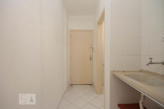 Cozinha de kitnet/studio à venda com 1 quarto, 26m² em Centro Histórico de São Paulo, São Paulo