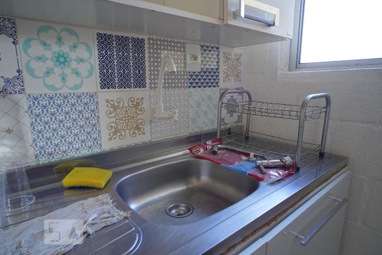 Cozinha - area de serviço de apartamento à venda com 2 quartos, 38m² em Mário Quintana, Porto Alegre