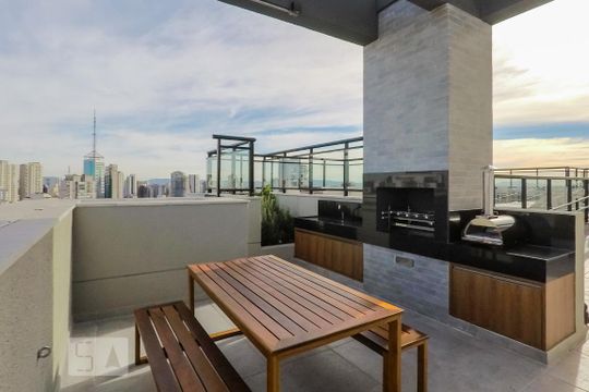 Terraço de kitnet/studio para alugar com 1 quarto, 25m² em Vila Mariana, São Paulo