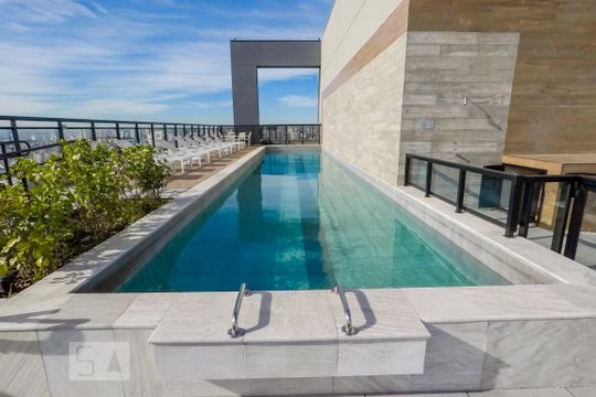 Área comum - Piscina de kitnet/studio para alugar com 1 quarto, 25m² em Vila Mariana, São Paulo