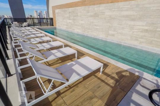 Área comum - Piscina de kitnet/studio para alugar com 1 quarto, 25m² em Vila Mariana, São Paulo