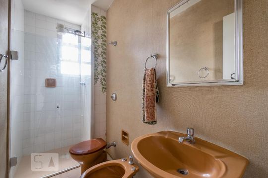 Banheiro de apartamento para alugar com 2 quartos, 69m² em Santo Antônio, Belo Horizonte