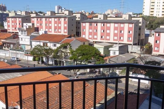 Sala - sacada de apartamento à venda com 3 quartos, 63m² em Nova Petrópolis, São Bernardo do Campo