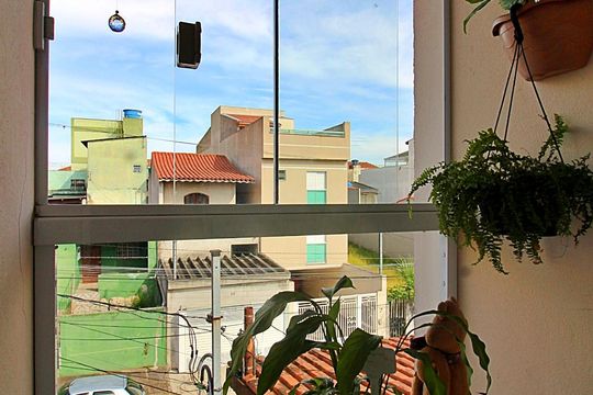 Varanda de apartamento para alugar com 2 quartos, 48m² em Parque Novo Oratório, Santo André