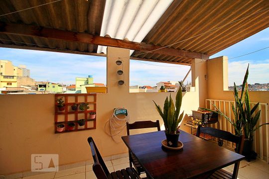 Área de Serviço / Cobertura de apartamento para alugar com 2 quartos, 48m² em Parque Novo Oratório, Santo André