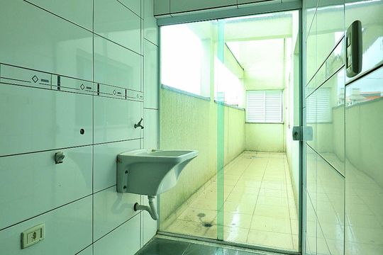 Área de Serviço de apartamento à venda com 3 quartos, 90m² em Parque das Nações, Santo André