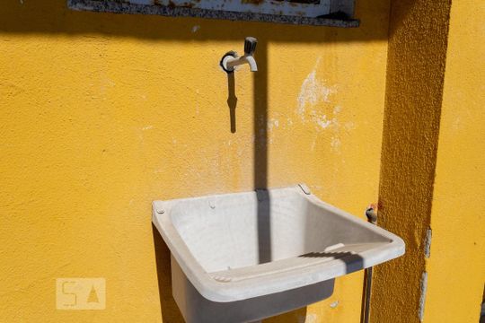 Área de Serviço de kitnet/studio para alugar com 1 quarto, 49m² em Campo Grande, Rio de Janeiro