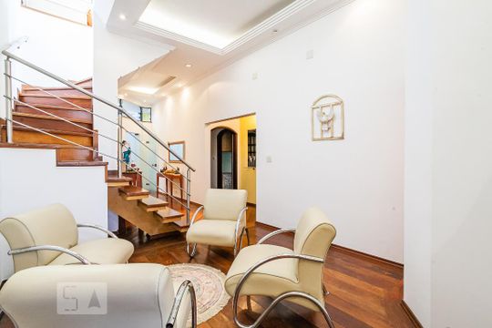 Sala de Estar de casa à venda com 3 quartos, 254m² em Vila Javri, Santo André