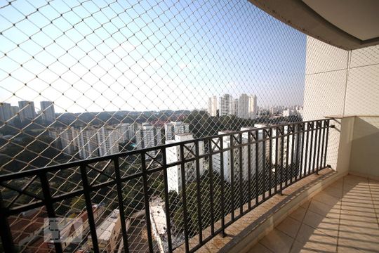 Varanda  de apartamento para alugar com 2 quartos, 92m² em Jardim Taquaral, São Paulo
