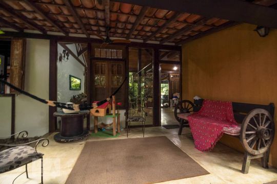 Varanda da Sala de casa de condomínio à venda com 4 quartos, 250m² em Itanhangá, Rio de Janeiro