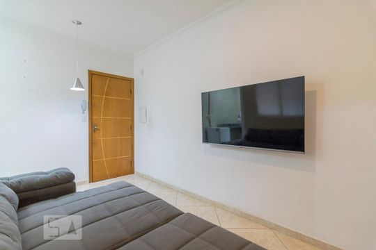 Sala de apartamento à venda com 2 quartos, 53m² em Vila Progresso, Santo André