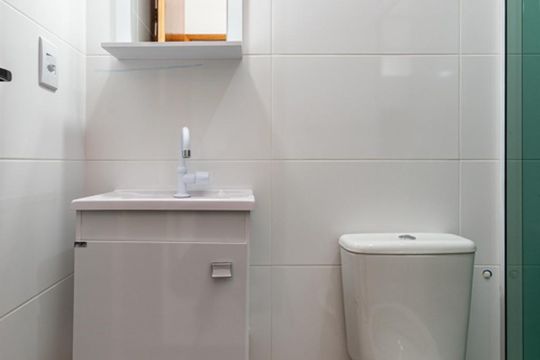 Banheiro de apartamento para alugar com 2 quartos, 49m² em Vila Santa Inês, São Paulo