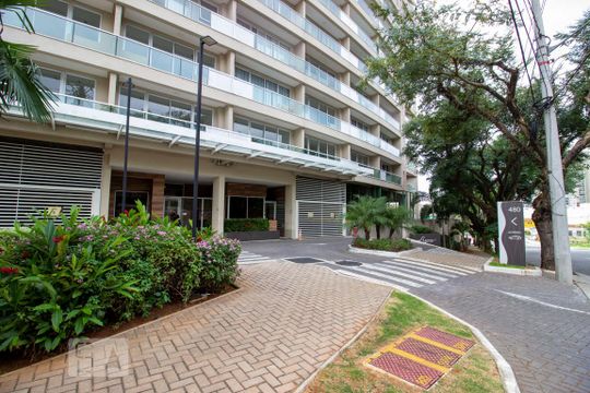Fachada do Condomínio de kitnet/studio à venda com 1 quarto, 41m² em Centro, Jundiaí