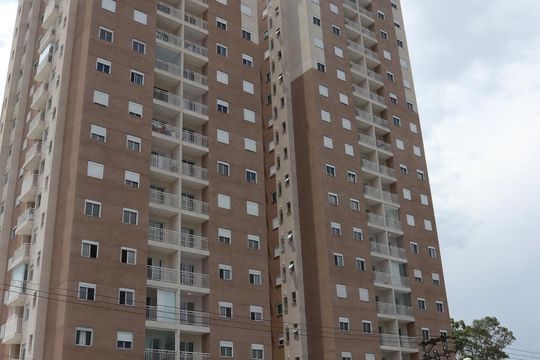 Fachada do Condomínio de apartamento para alugar com 2 quartos, 53m² em Vila Santa Luzia, São Bernardo do Campo