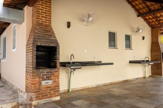 Área comum - Churrasqueira de apartamento para alugar com 2 quartos, 50m² em Campo Grande, Rio de Janeiro