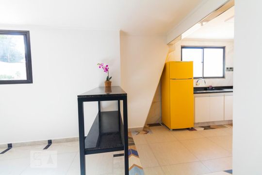 Área comum - Salão de festas de apartamento para alugar com 1 quarto, 45m² em Vila Parque Jabaquara, São Paulo
