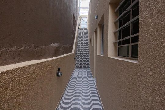 Corredor de entrada de casa para alugar com 1 quarto, 40m² em Jaguaré, São Paulo