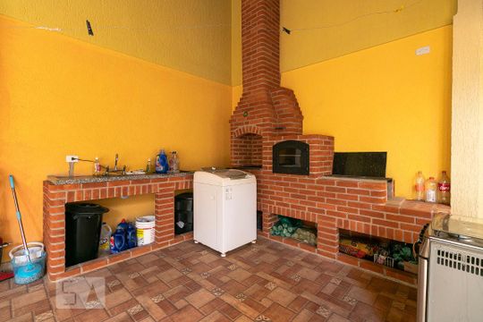 Área de Serviço / Churrasqueira de casa à venda com 3 quartos, 340m² em Vila Regente Feijó, São Paulo