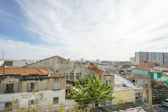 Vista sala de apartamento à venda com 1 quarto, 49m² em Catumbi, São Paulo