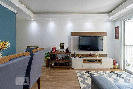Sala de apartamento à venda com 3 quartos, 70m² em Vila Paulista, São Paulo