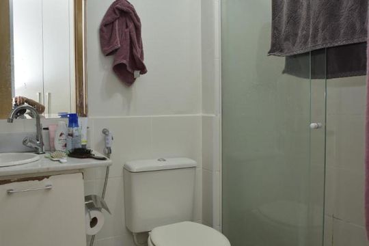 Banheiro da Suíte de apartamento à venda com 2 quartos, 60m² em Pechincha, Rio de Janeiro