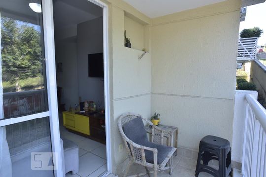 Varanda de apartamento à venda com 2 quartos, 60m² em Pechincha, Rio de Janeiro