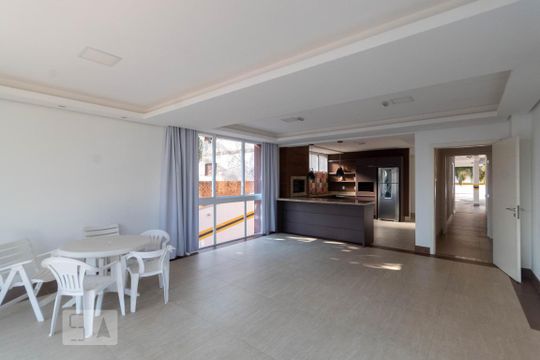 Área comum - Salão de festas de apartamento à venda com 3 quartos, 144m² em Tristeza, Porto Alegre
