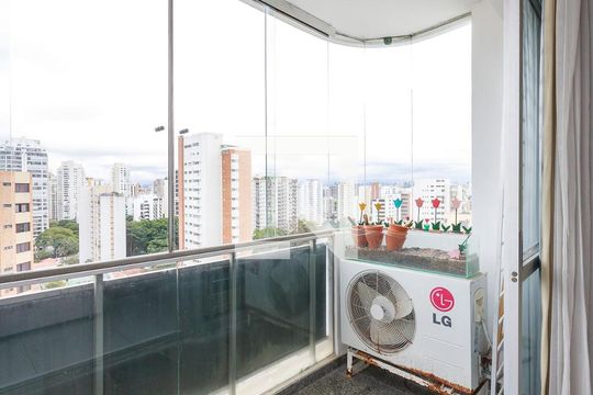 Sala - Varanda de apartamento à venda com 3 quartos, 153m² em Campo Belo, São Paulo