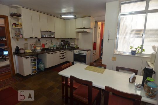 Cozinha de apartamento à venda com 4 quartos, 186m² em Copacabana, Rio de Janeiro